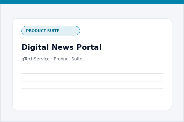 News Portal Preview
