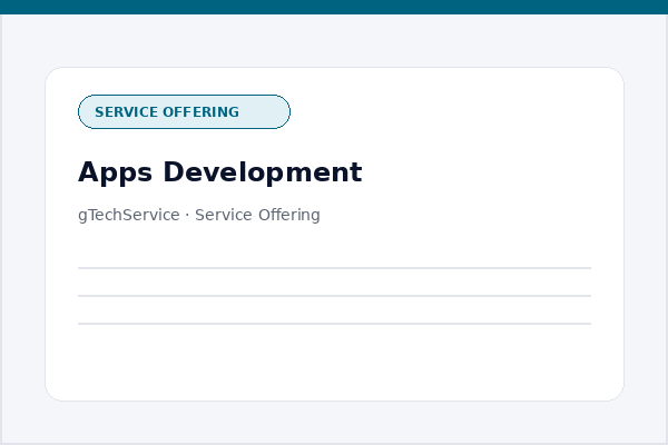 Apps Development Showcase